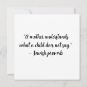 Happy moederdag groeting Gold folie Kaart (Achterkant)