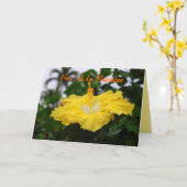 Happy Moederdag Hawaiian Deep Yellow Hibiscus Kaart (Gele Bloem)