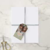 Happy Moederdag Heart Foto Gift Label Cadeaulabel (Met Touw)