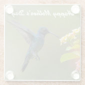 Happy Moederdag Hummingbird Onderzetter (Achterkant)
