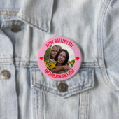 Happy moederdag Ik hou van je, mama Ronde Button 7,6 Cm (In situ)