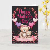 Happy Moederdag Kaart (Gele Bloem)