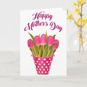 Happy Moederdag Kaart (Gele Bloem)