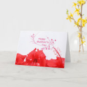 Happy Moederdag Kaart (Gele Bloem)