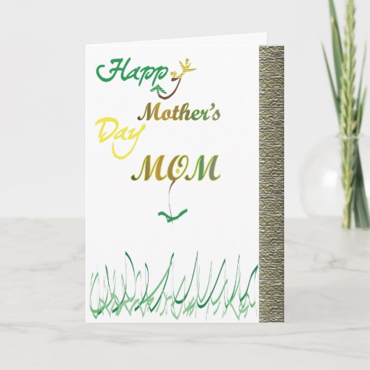 Happy Moederdag Kaart (Voorkant)