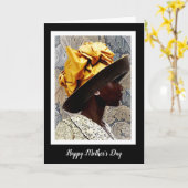 Happy Moederdag Kaart (Gele Bloem)