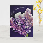 Happy Moederdag Kaart (Gele Bloem)