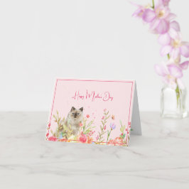 Happy Moederdag Kaart uit de kat