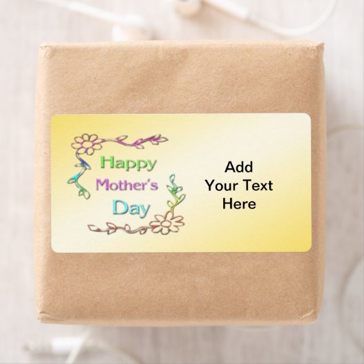 Happy Moederdag Label (Insitu)