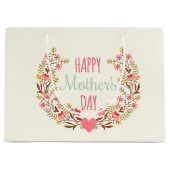 Happy Moederdag Large Cadeautasje (Voorkant)
