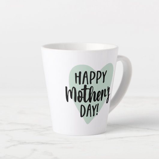 Happy Moederdag Latte Mok (Rechterhoek)