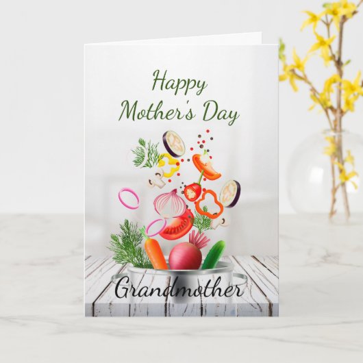 Happy Moederdag Love & Appreciate Grandma Kaart (Gele Bloem)