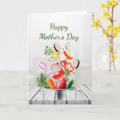 Happy Moederdag Love en waardeer je Kaart (Gele Bloem)