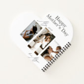Happy Moederdag Love Spiral Notitieboek (Achterkant)