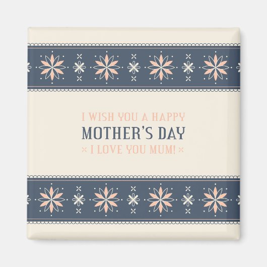  Happy Moederdag | Magneet (Voorkant)