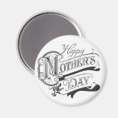  Happy Moederdag Magnet Magneet (Voorkant / Achterkant)