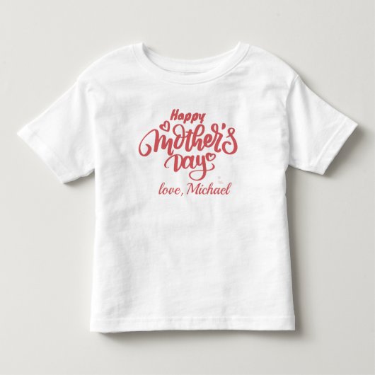 Happy Moederdag mama Kinder Shirts (Voorkant)