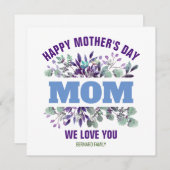 HAPPY MOEDERDAG MOM GEPERSONALISEERD GIFT (Voorkant / Achterkant)