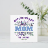 HAPPY MOEDERDAG MOM GEPERSONALISEERD GIFT (Staand voorkant)