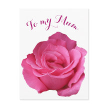 Happy Moederdag Mum  hot pink roos floral