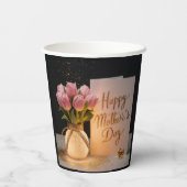 Happy Moederdag Papieren Bekers (Achterkant)
