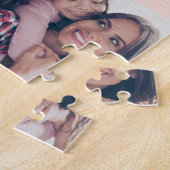 Happy Moederdag Photo Collage & Floral Pattern Legpuzzel (Zijkant)