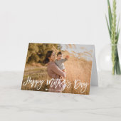 Happy Moederdag Photo Overlay Kaart (Voorkant)