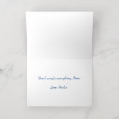 Happy Moederdag Photo Template Gold Script Kaart (Binnenlaag)