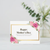 Happy Moederdag Post Kaart (Staand voorkant)