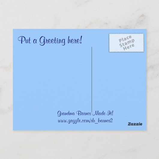  Happy Moederdag Post Kaart (Achterkant)