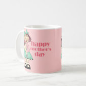 Happy Moederdag Ragdrageprim Mok (Voorkant links)