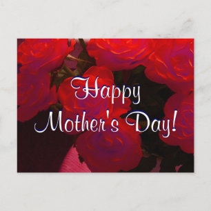 Happy Moederdag Red Roses I Briefkaart