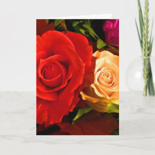 Happy Moederdag Red Yellow Roses III Kaart