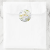 Happy Moederdag Ronde Sticker (Tas)