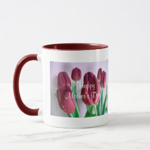 Happy Moederdag Rosey Tulips IV Mok