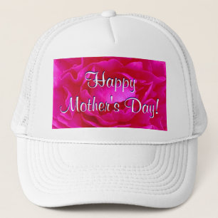 Happy Moederdag Roze Rose Trucker Pet