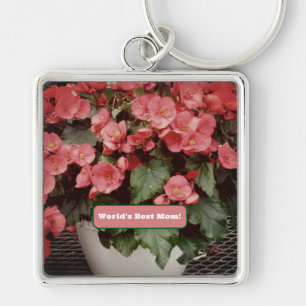 HAPPY MOEDERDAG SLEUTELHANGER/GROOT, SQUARE SLEUTELHANGER
