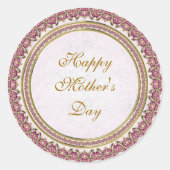 Happy Moederdag Sticker (Voorkant)