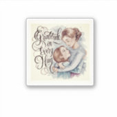 Happy Moederdag Sticker (Voorkant)