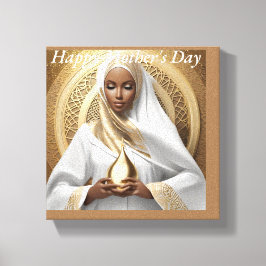 Happy Moederdag stretched canvas print