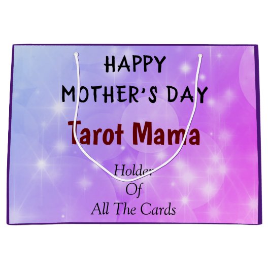 Happy Moederdag Tarot Mama design Groot Cadeauzakje (Voorkant)