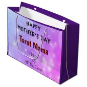 Happy Moederdag Tarot Mama design Groot Cadeauzakje (Voorkant Gekanteld)