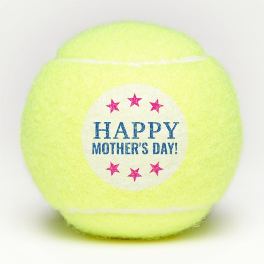 Happy Moederdag Tennisballen (Voorkant)