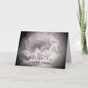 Happy Moederdag to Partner Roos Petals Greeting Kaart