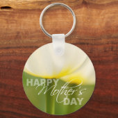 Happy Moederdag Tulips Sleutelhanger (Voorkant)