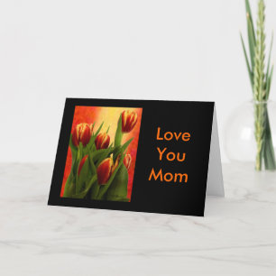 Happy Moederdag - Tulpen houden van je, mama JGibn Kaart