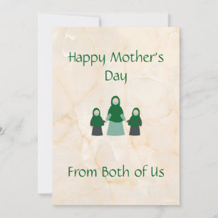 Happy Moederdag Twin Mom Kaart