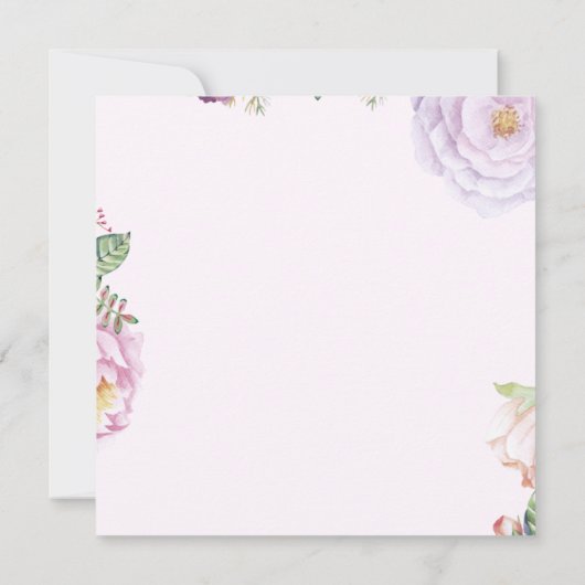 Happy Moederdag Uitnodiging (Achterkant)