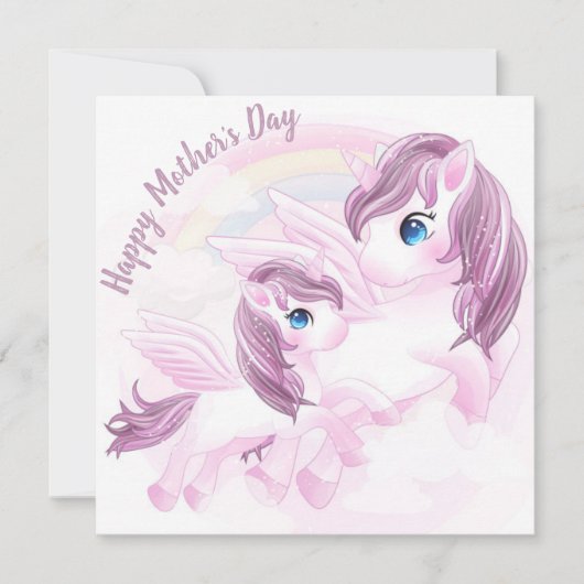 Happy Moederdag Uitnodiging (Voorkant)