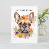 Happy Moederdag van de hond | Franse Bulldog (Staand voorkant)